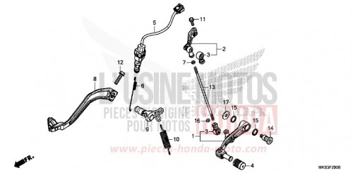 PEDALE CRF1100A4L de 2020